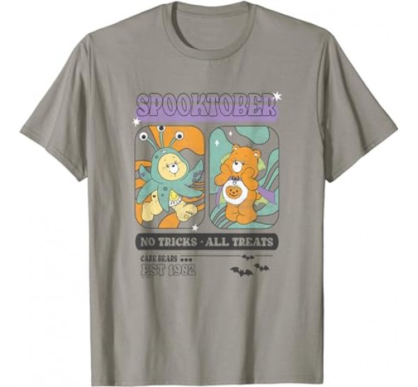 Care Bears Halloween Vintage Spooktober No Tricks All Treats T-Shirt Care Bears Halloween Vintage Spooktober No Tricks All Treats T-Shirt